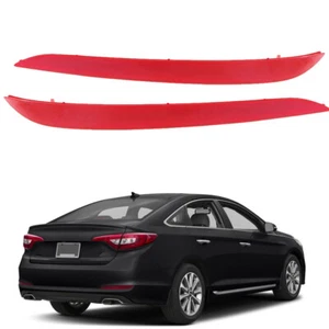 For 2015-2017 Hyundai Sonata Left&Right Rear Bumper Reflector Light Lamp Pair - Picture 1 of 9