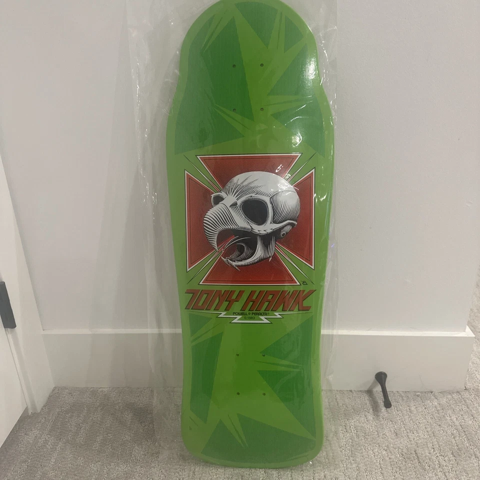 Powell Peralta Series 15 Reissue Tony Hawk Lime Green Skateboard Bones Brigade