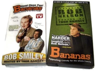 Bananas Comedy Bob Smiley Bob Nelson Thor Ramsey Seen On TV (VHS Tapes (2),2004) - Image 1 of 4