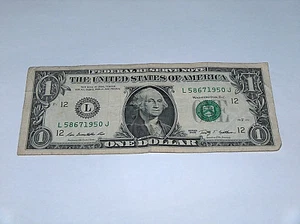 2009 $1 May 8 1967 Anniversary, Birthday Year Date 5867 1950 Fancy $ Serial # - Picture 1 of 2