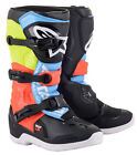 Alpinestars Tech 3S Youth Boots (6, Black/Yellow Fluo/Red Fluo)