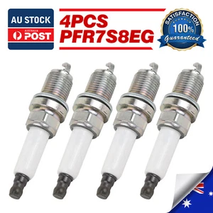 4pcs Laser Platinum Spark Plugs PFR7S8EG TIGUAN PASSAT GOLF EOS JETTA - Picture 1 of 6