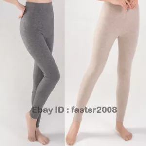 Mujer Tejido Lana Cachemira Ropa Interior Térmica Leggings Cálidos Largos Pantalones Johns - Imagen 1 de 18