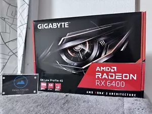 GIGABYTE AMD Radeon RX 6400 D6 Low Profile 4GB GDDR6 Graphics Card HDMI - Picture 1 of 16