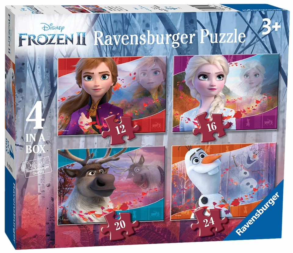 Ravensburger Rvb03019 Puzzle 4 in 1 - Frozen 2