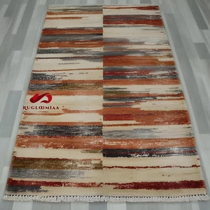 Abstract Modern Handmade Wool Rug for Living Room ,Bedroom Dining Room carpet - Picture 1 of 3