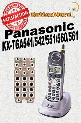 KIT REPARACIÓN BOTÓN TECLADO Panasonic KX-TGA541s KX-TGA542m KX-TGA546s KX-TGA551m Foto 1 de 4
