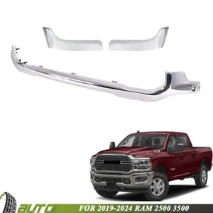 Front Bumper Lower Grille Molding Panel Chrome For 2019-2024 RAM 2500 3500 - Picture 1 of 12