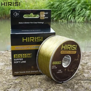 Línea de pesca Hirisi súper suave a granel japonesa mono nailon verde 350M 12, 15, 20 lb - Imagen 1 de 4