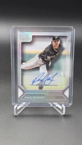 2025 Topps Chrome National Silver Pack Auto /25 Refractor - Paul Skenes RARE SSP - Bild 1 von 2