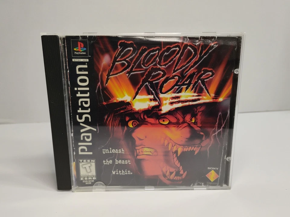 Bloody Roar (Sony PlayStation 1, 1998) forma áspera no probada necesita rejuvenecimiento  Foto 1 de 4