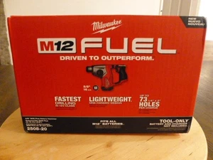 Milwaukee 2508-20 M12 COMBUSTIBLE 5/8" SDS Plus Herramienta de martillo rotativo solamente. Nuevo. - Imagen 1 de 5