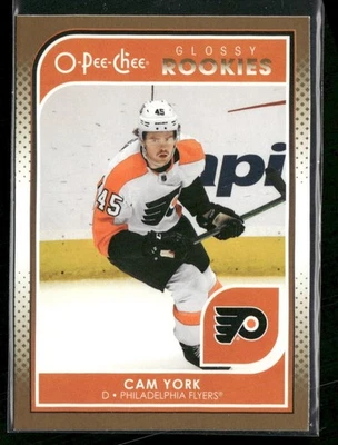 2021-22 Upper Deck Series 1 - O-Pee-Chee Glossy Rookies Cam York #R-3 Gold (RC) - Image 1 of 2