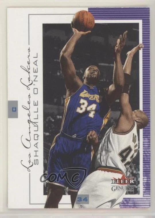 2000-01 Fleer Genuine Shaquille O'Neal #30 HOF - Image 1 of 2