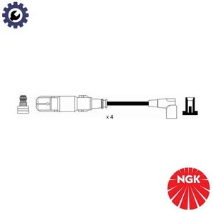 IGNITION CABLE KIT 44312 FOR BMW Z3/Roadster/E36 M43B18 1.8L M43B19 1.9L 4cyl - Picture 1 of 9