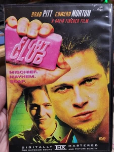 Fight Club (DVD, 1999) Brad Pitt Ed Norton Meatloaf - Picture 1 of 3
