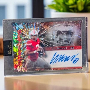 2023 Wild Card Allumination #AS-10 CJ Stroud RC Auto Smashing - Foto 1 di 2