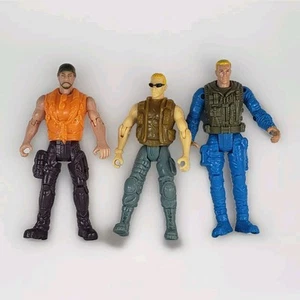 military action figures 3.75 " lot of 3 unbranded soldiers loose Chap Mei? - Picture 1 of 5