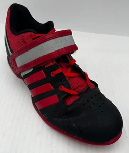 Adidas Adipower Weightlift Uomo Sneakers 11.5 Nero Rosso Scarpe stringate M21885 - Foto 1 di 10