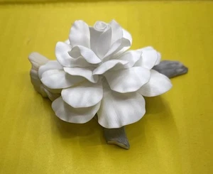 Boehm Porcelain Figurine, Miniature White Gardenia - Afbeelding 1 van 5