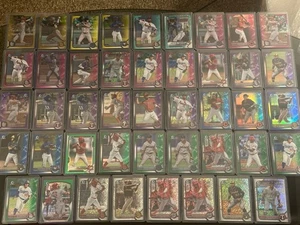 2020/2021/2022 Bowman SERIAL NUMBERED Chrome Refractor Lot (48) Read for Details - Picture 1 of 24