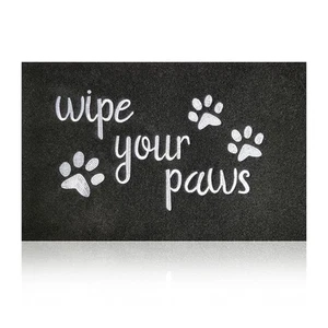 Welcome Door Mats for Entrance Funny Door Mat Wipe Your Paws Floor Mat, Welco... - Picture 1 of 7