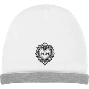 'Mum Love Heart' Kids Slouch Hat (KH00033133) - Picture 1 of 2
