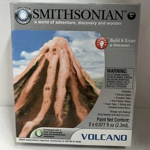 Smithsonian Volcano Kit Ciencia Construir y Erupción Ciencia de la Tierra Vástago Nuevo en Caja - Imagen 1 de 3