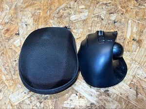 Left-Handed Trackball Mouse M-XT4DR EX-G ELECOM w/ Case - Lightly Used - Picture 1 of 4