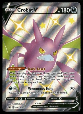 Crobat V - Promo SWSH: Sword & Shield Promo Cards SWSH098 NM Pokemon TCG - Image 1 of 2