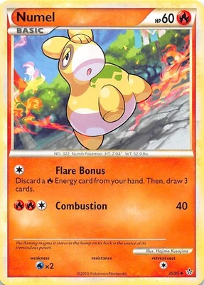Numel 35/95 Unleashed Pokemon 002421 - Image 1 of 2