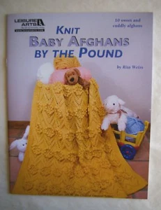 Knit Baby Afghans By the Pound Book 10 Patterns NEW - Bild 1 von 4