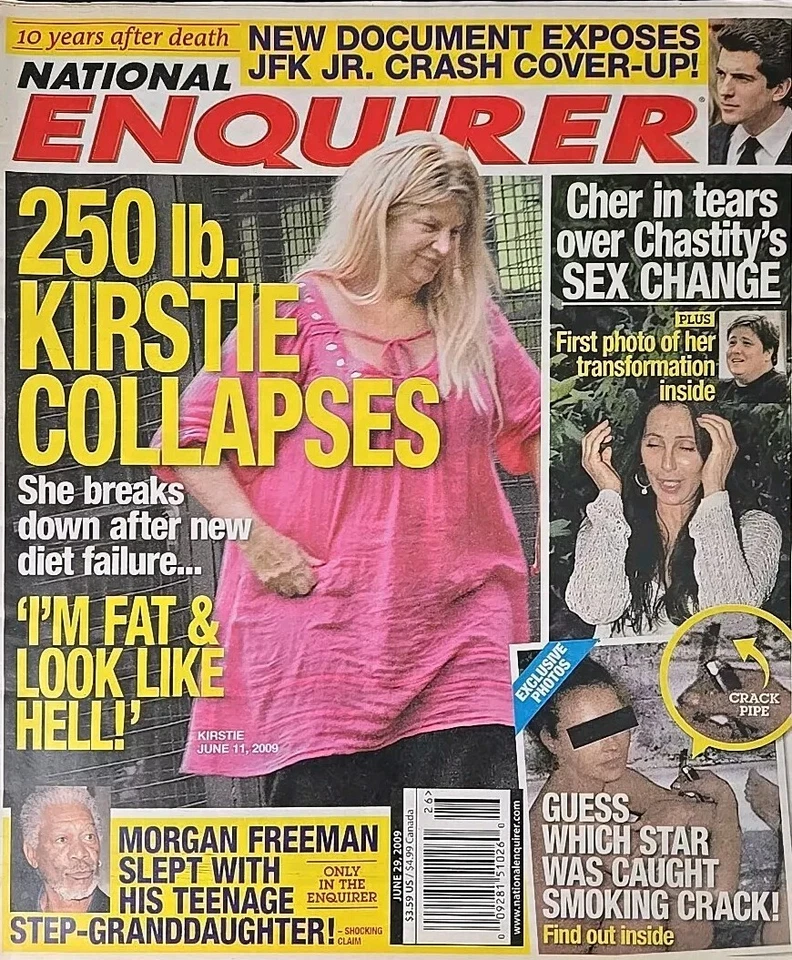 The National Enquirer Tabloid Gossip Magazine June 29 2009 Kirstie Alley - Image 1 of 1