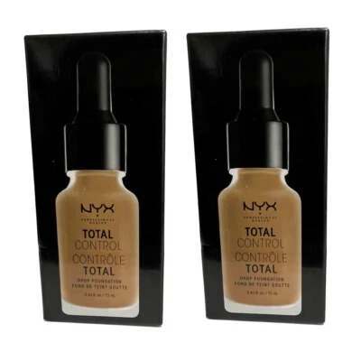 Pack of 2 NYX Total Control Drop Foundation, Sienna # TCDF17.5 - Image 1 of 4