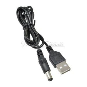 USB 2.0 to DC 5.5mm X2.1mm 5.5X2.1 80cm USB to power cord Cable MCU Power supply - Picture 1 of 7