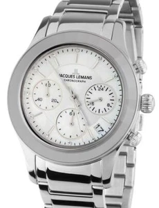 Jacques Lemans 1-2151F Venice Orologio Donna Cronografo 38mm 5ATM - Foto 1 di 3