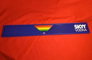 Skyy Vodka Gay Pride / Rainbow Triangle Rubber Bar Rail Spill Mat - New! - Picture 1 of 4