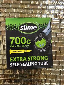 Slime Self-Sealing Presta Valve Tubes 48mm 700c x 28mm-35mm
