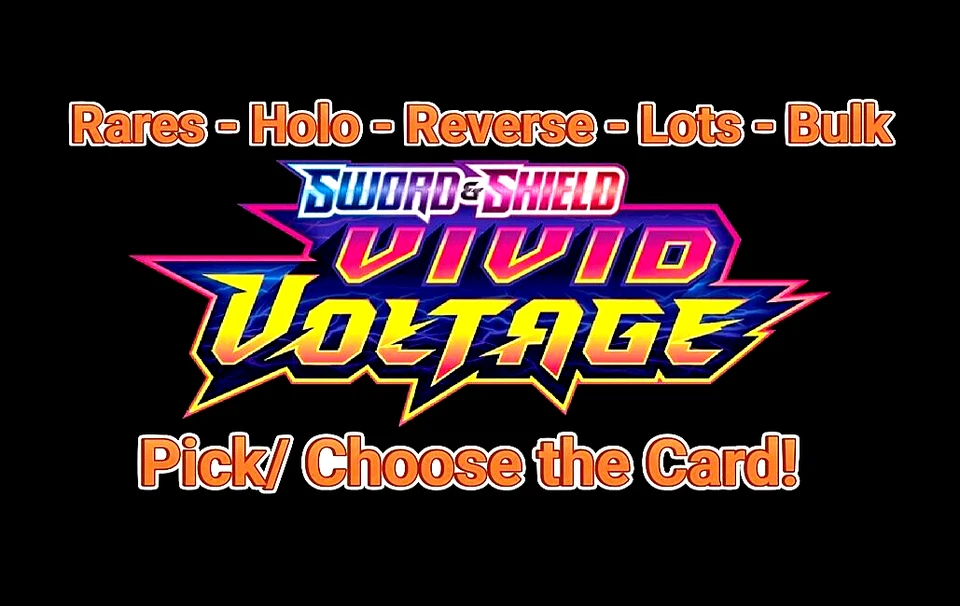 Vivid Voltage SWSH - Pick / Choose the Card - Pokemon TCG Holo, bulk lot, set - Image 1 of 1