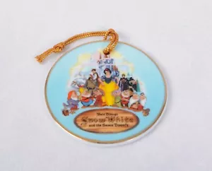 Walt Disney Snow White and the Seven Dwarfs 1987 Ceramic Christmas Ornament - Picture 1 of 3