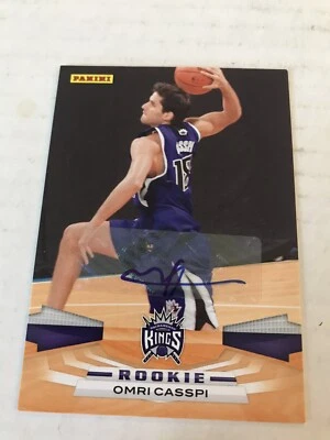 2009-10 Panini Rookie Inscriptions Omri Casspi #323 Rookie Auto RC KINGS - Image 1 of 2