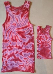 Matching Adult 1XL and Toddler 2/3T - Tie Dye Tank Top Combo! - L5443 - Picture 1 of 1