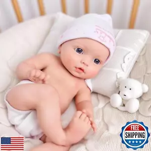 BABESIDE Lifelike Reborn Baby Dolls Silicone Full Body - Girl 12 Inch - Reali - Picture 1 of 5