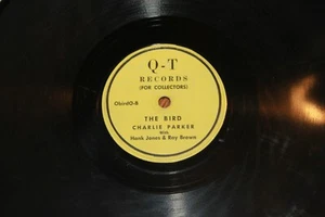 CHARLIE PARKER Repetition Q-T Records RARE Bebop Jazz 78 RPM - Picture 1 of 2
