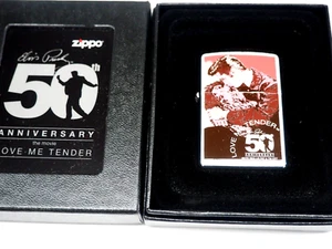 Rare Retired Limited Edition Elvis Love Me Tender Zippo Lighter - Picture 1 of 1