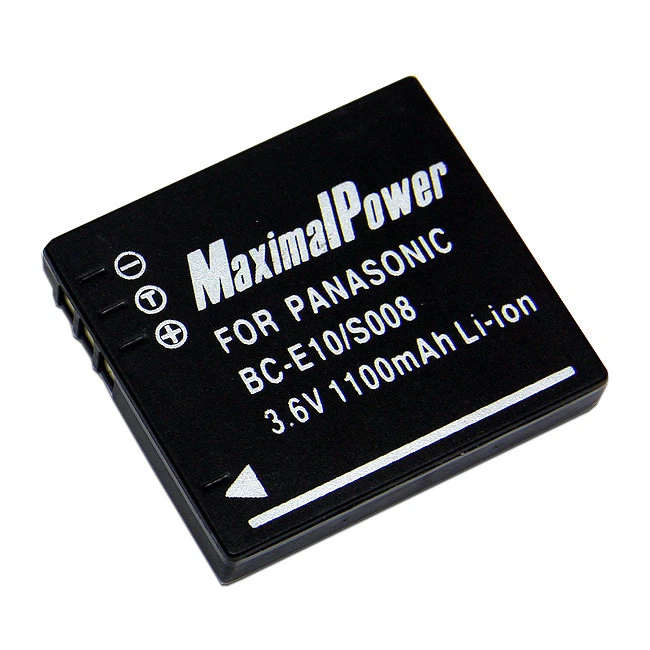 Battery for PANASONIC DMW-BCE10 CGA-S008 DMW-BCE10 VW-VBJ10E BP-DC6 DMC-FX520 - Image 1 of 3