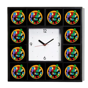 Pink Floyd 1968 World Tour around the Clock with 12 surrounding images - Picture 1 of 4