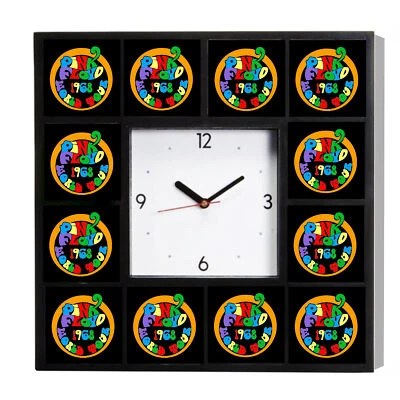 Pink Floyd 1968 World Tour around the Clock with 12 surrounding images - Image 1 of 4