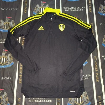 Chaqueta Top Leeds United Entrenamiento Fútbol Cremallera Completa 2021 2022 Adidas Talla M Foto 1 de 4