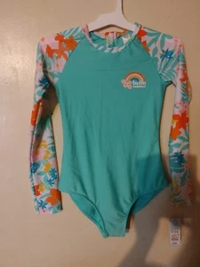 Cat Jack One Piece Bathing Suit Long Sleeve Girl XL 14/16 BNWT - Picture 1 of 2
